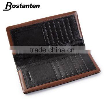 Wholesale Fashion Men Wallet Money Clip Leather Long Purse photo-5