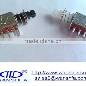 PS-22F03 50V DC Self-lock Push Switch