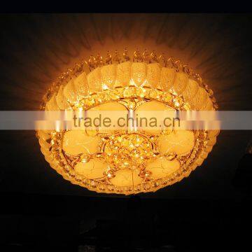 Glass cover material and iron base material modern ceiling lighting