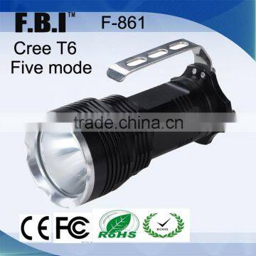 strong brightness search light handle led flashlight for patrol or rescue