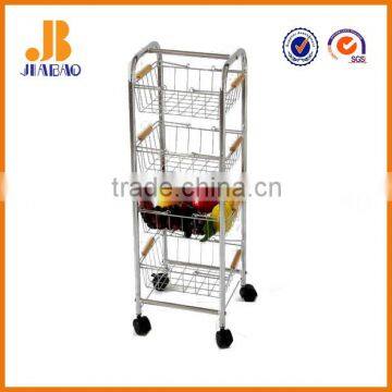 wire storage chicken food cart