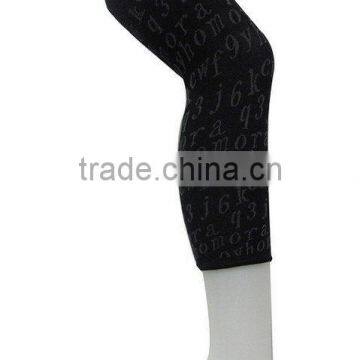 Ladies' fashion letter and digital jacquard leggings