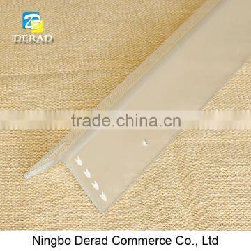 Dull Polished Acrylic Corner Guards, Frosted Clear Plastic Corner Guards