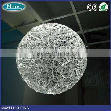 Distinctive Fiber optic lighting ball for ceiling night decerotion with 6 color effect