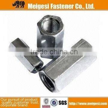 DIN6334 Top quality stainless steel hex coupling nut Ningbo