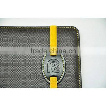 Custom Journal Covers With Embossed Logo and Elastic Band Closure