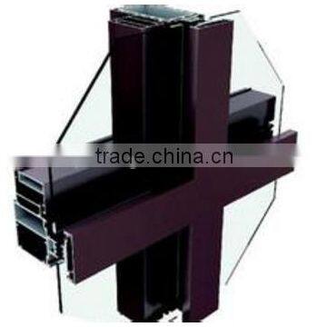 High fashion aluminium alloy curtain wall with glass products by Shandong Xinyudong Aluminum CO.LTD