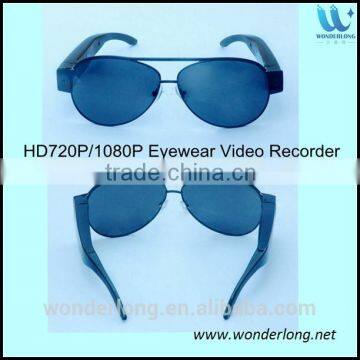 HD video camera DV DVR 5MP Cam portable HD 720P/1080P eyewear glass spy hidden camera sunglasses