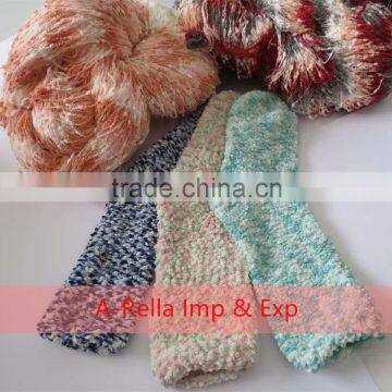 new type fan yarn for socks export to Turkey market beads yarn