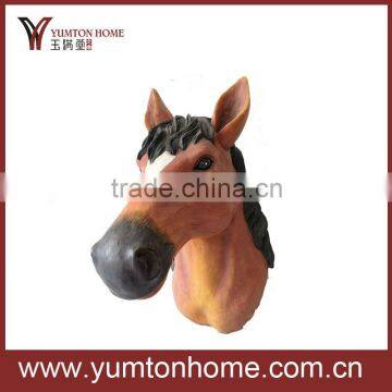 Polyresin decorative horse head