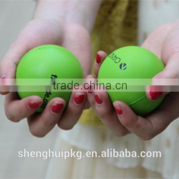 Most popular small PU foam ball cute stress ball green stress ball