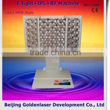 2013 New style E-light+IPL+RF machine www.golden-laser.org/ led derma roller