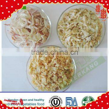 good quality and low price China origin 2015 crops AD dehydrated white kibbled onion