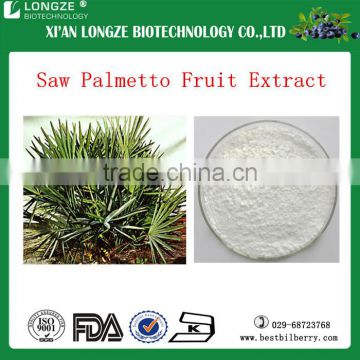 Nutritonal Pure and Natural Saw Palmetto Extract / Herbal Healthy Saw Palmetto Fruit Extract Powder with Fatty acid 25%-45%