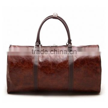 Cheap promotional high quality pu duffel travel bags