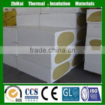 70kg/m3 Thermal insulation rockwool basalt fiber board for external wall