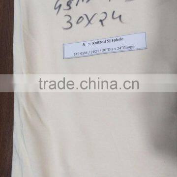 100% Cotton Greige Knitted Fabric