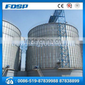 large scale Galvanized Steel Grain bolted Silo rice husk for overseas