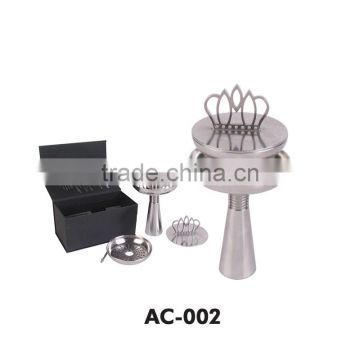 fashion stainless crown shisha headhookah bowl