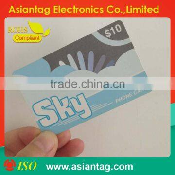 Plain white blank pvc id card