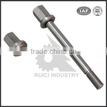 High quality C45 steel plated precision cnc machining lathe shaft