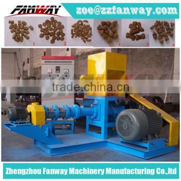 100kg fish feed machine, fish food made by single screw food extruder