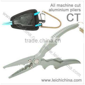 long nose machine cut Aluminum HS steel Fishing Pliers