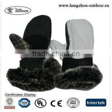 Fashionable Faux Fur Ladies Winter Gloves