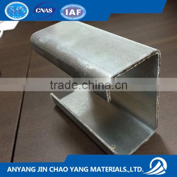 Q235B Slotted Steel Profiles 75*40*16*3 for Solar Constructions