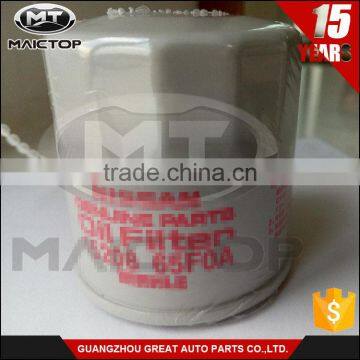 High performance Automobile Oil Filter Type Oil Filter for Nis san OEM 15208-65F0A