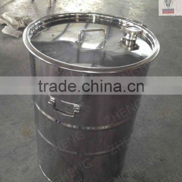 Stainless steel drum with handle,slot rolling,sealing lid