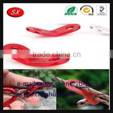 Professional Customized Dual Holes Aluminum Rope Buckle photo-2