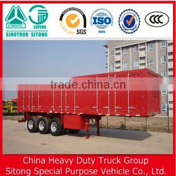 curtain side semi trailer curtain sider cargo trailer for Africa