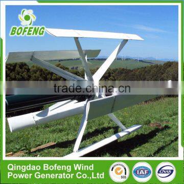 Factory Big Scale Long Life Roof-mounted 2kw Vertical Axis Wind Turbine Price photo-5