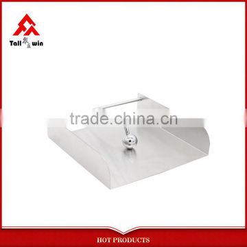 High quality stainless steel 430 tissue stand / napkin box