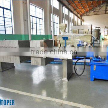 Large filter press capacity for wine,beer purification of stainless steel material