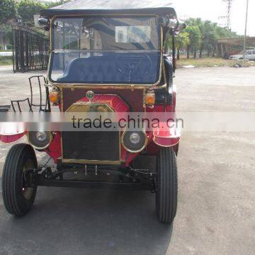 New Model 8 Person Private Electric Convertible Car Retro Golf Electric Cart photo-2