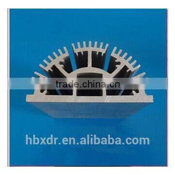 Powder coated anozided aluminum led lighting heat sink