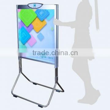 Commercial free standing advertising display rack