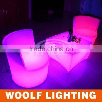 Practical Half Winged Illuminated Shining LED Coffee Chair photo-4