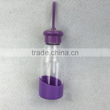 Portable Borosilicate Glass, 360ml Capacity, Eleganty Talll ,FDA Standard,