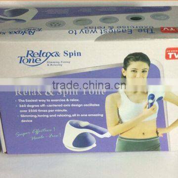 Hot Relax & Spin Tone Body Massager Tone Massager Fat & Weight Loss Body Massage Handheld Vibrating Body Massager photo-5