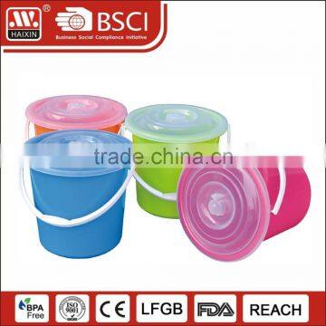 2016 best selling wholesale colorful high quality cheap plastic bucket 20 liter with lid