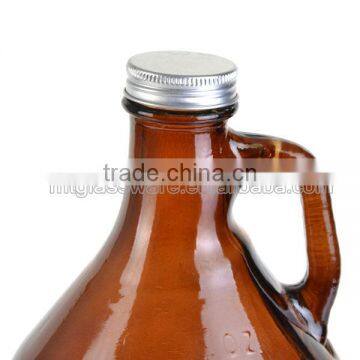 Amber Beer Glass Pitcher photo-2
