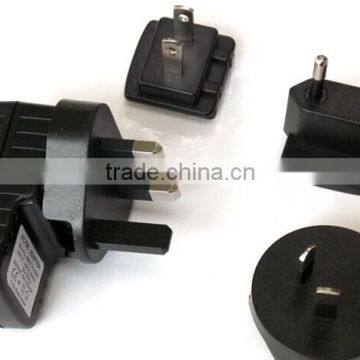 5W 10 W, DoE Level VI & CoC Tier 2 Efficiency, USB Input, Interchangeable Input Blades, Wall Plug Adapter, Ac-Dc Power Supply photo-5