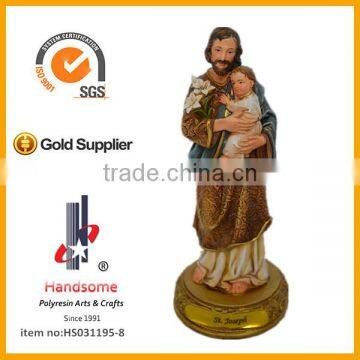 8 Inch Joseph With Babys Religious Statues Wholesale Christmas Figurine