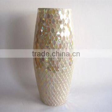 Elegant Mosaic Decorative Long Stem Vases photo-2
