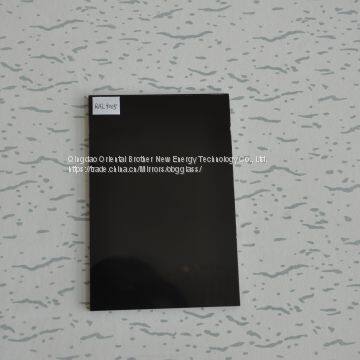 4mm Black Painted Glass RAL9005 photo-2