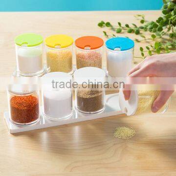 4 Cases Transparent Seasoning Box Spice Box Set Plastic Spice Bottles Wholesale photo-3