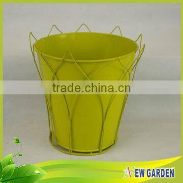 Wholesale Modern Style Multicolored Garden Hand Made Clay Pot photo-6